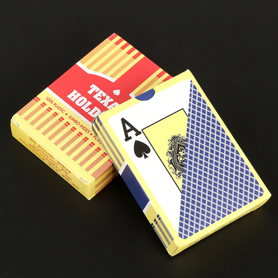 Texas Hold'em 100% PVC Poker Cards Waterproof Playing Cards Game Card For Entertainment Hot Sale